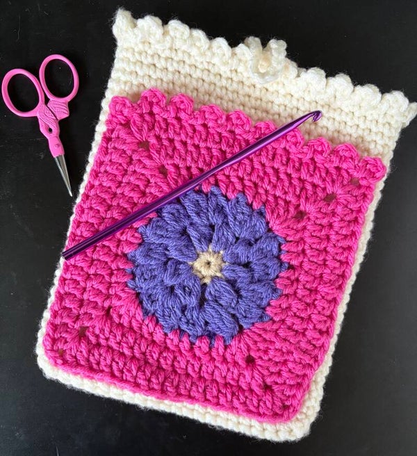 Crochet Book Cover