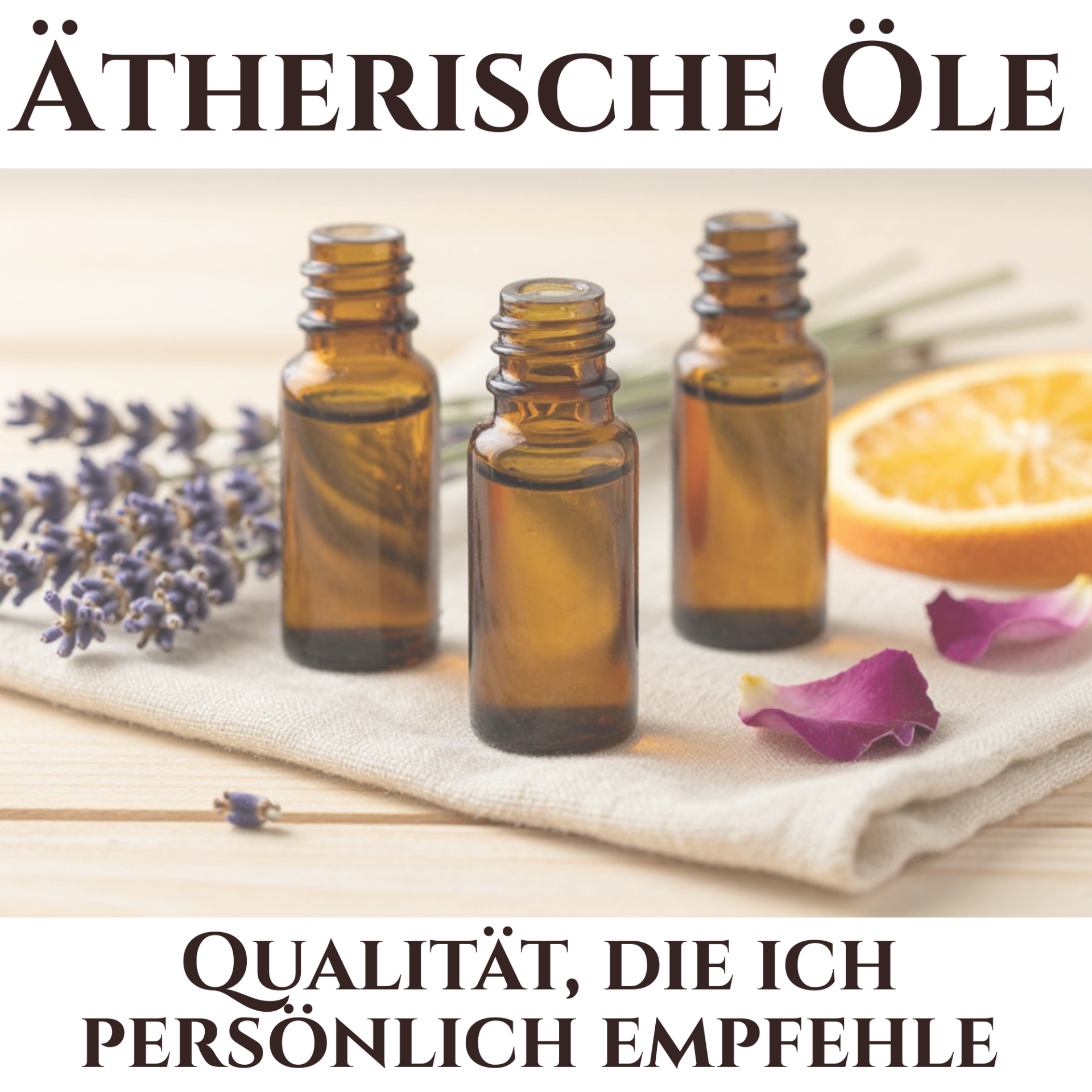 Ätherische Öle-Qualität die ich persönlich empfehle