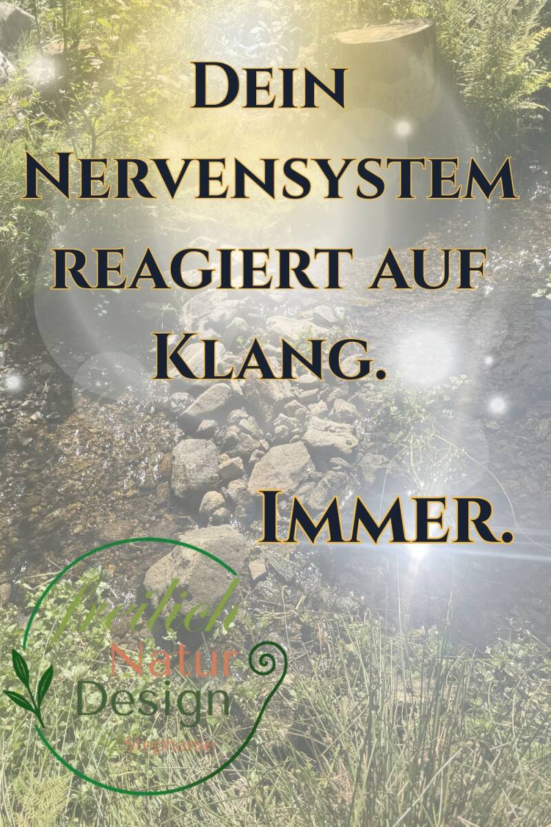 Dein Nervensystem reagiert auf Klang. Immer.