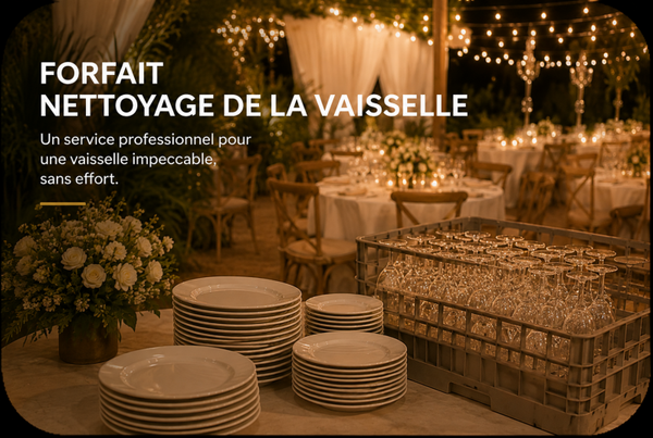 Forfait nettoyage vaisselle