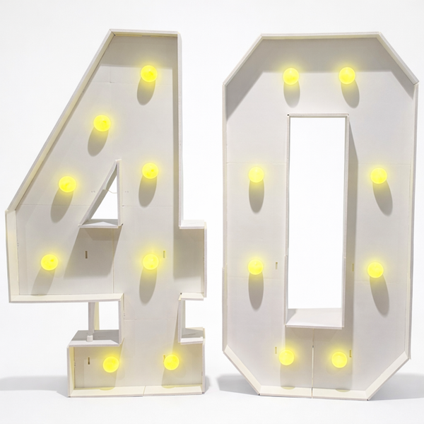 Chiffres lumineux décoratif