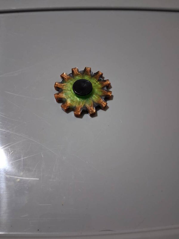 Homemade fidget spinner