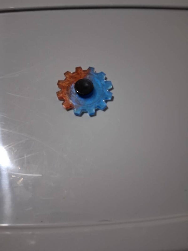 Homemade fidget spinner