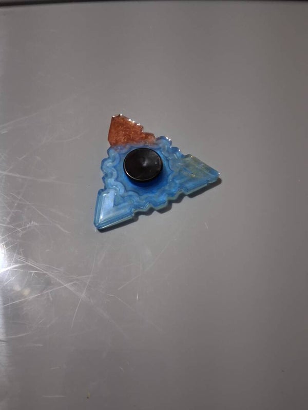 Homemade fidget spinner