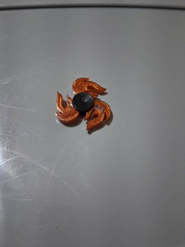 Homemade fidget spinner