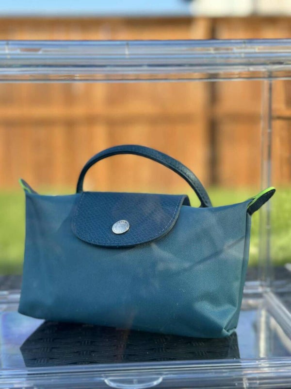 Pouch Leather  (Ocean Blue)