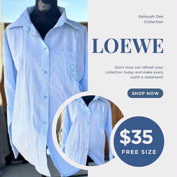 Loewe Long Sleeves Ocean Blue