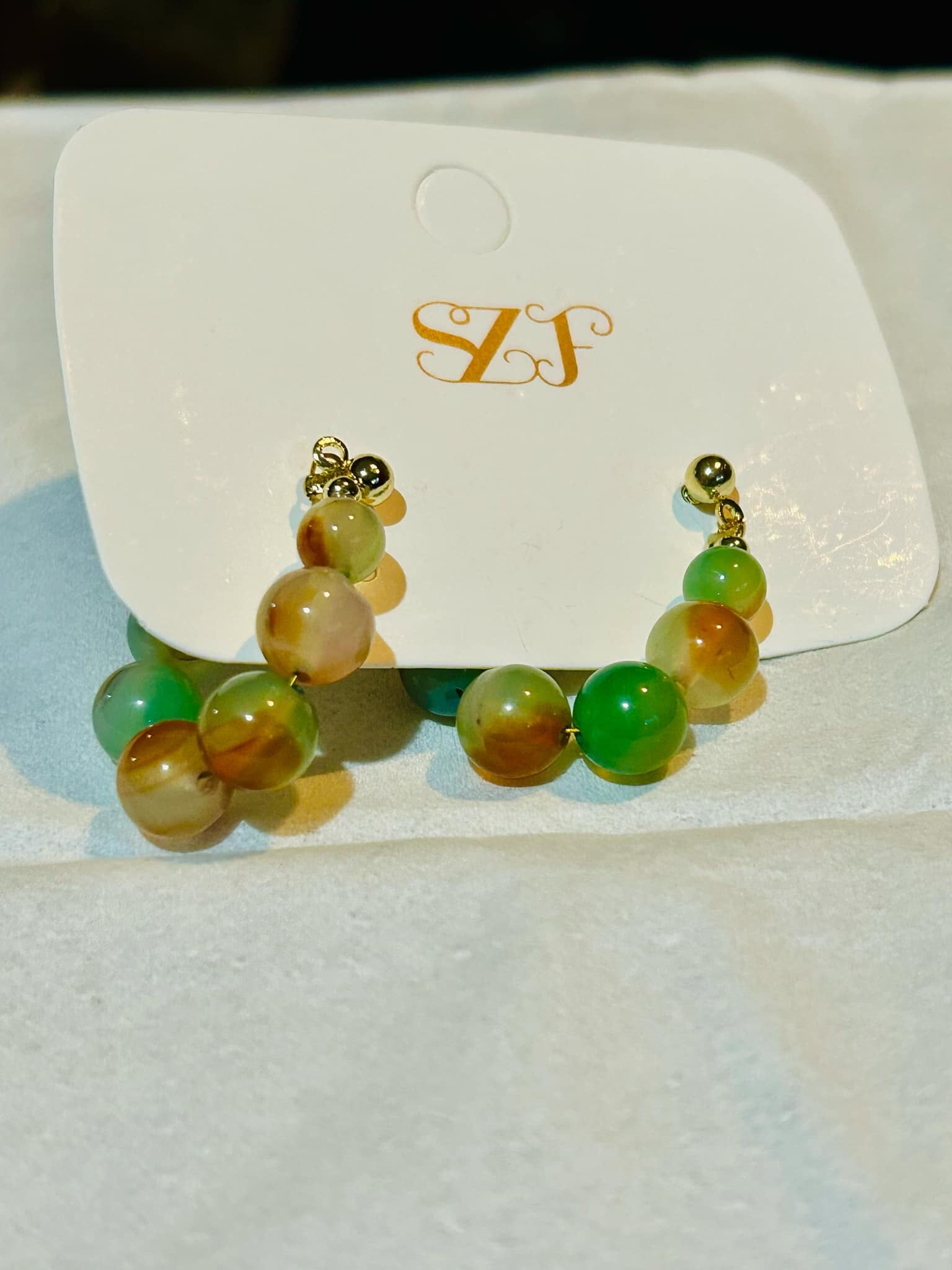 Vintage New Chinese Style Colorful Beaded Earring