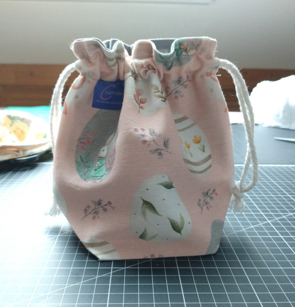 Geschenksäckchen "Ostern rosé"