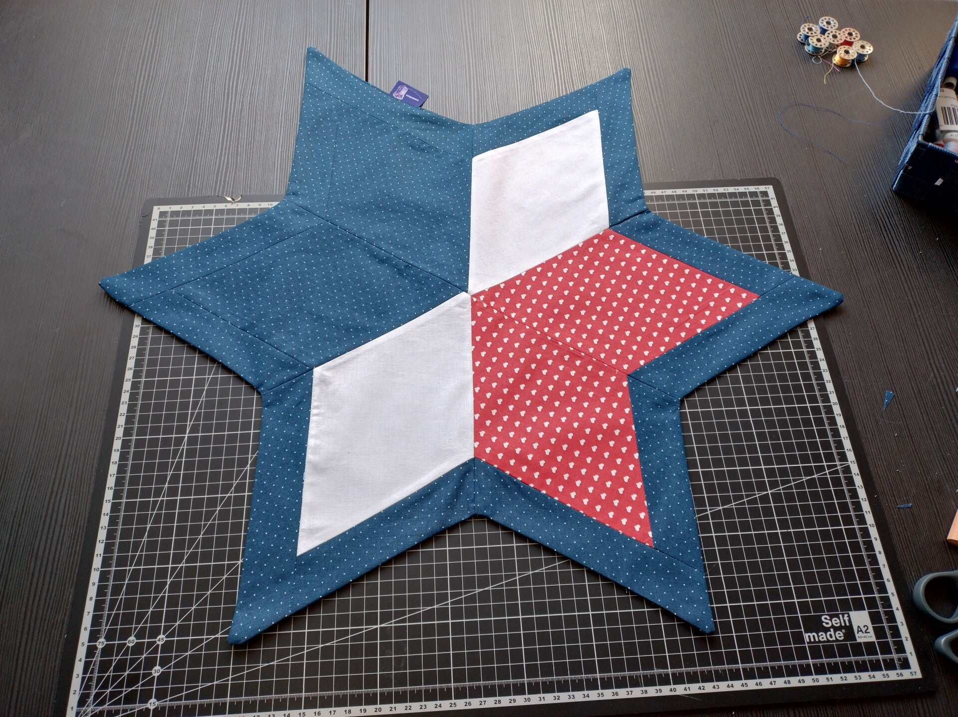 Sternendecke "BlauWeißRot"