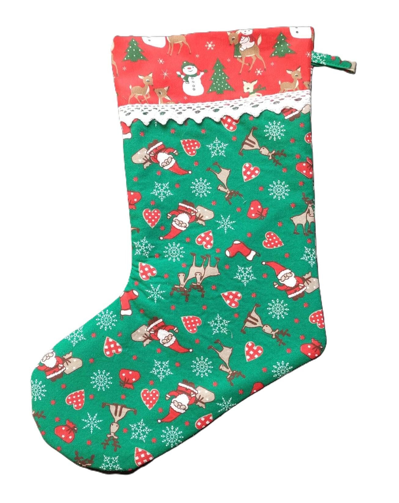 Nikolausstiefel "HAPPY X-MAS"