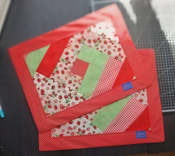 Platzgedeck 2er Set "Strawberry Summer"