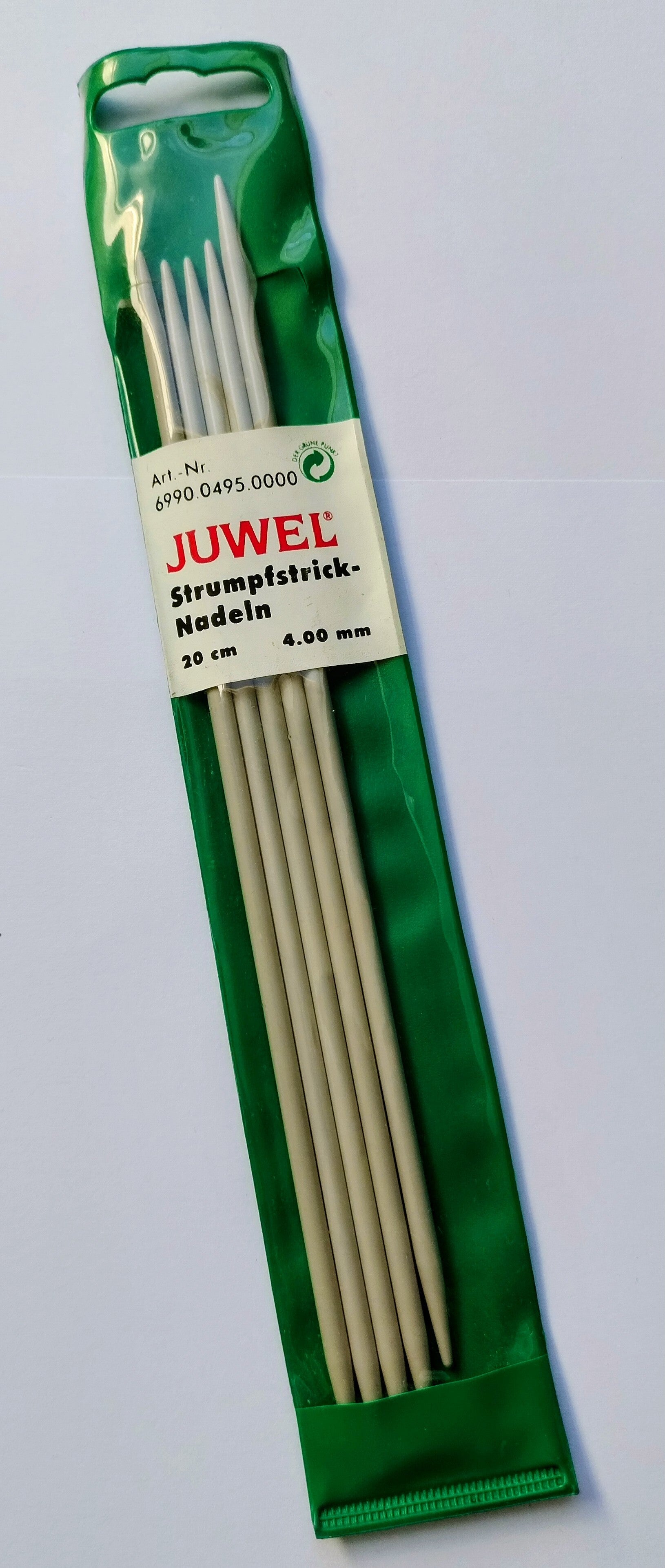 JUWEL Strumpfstricknadeln 4mm / 20cm