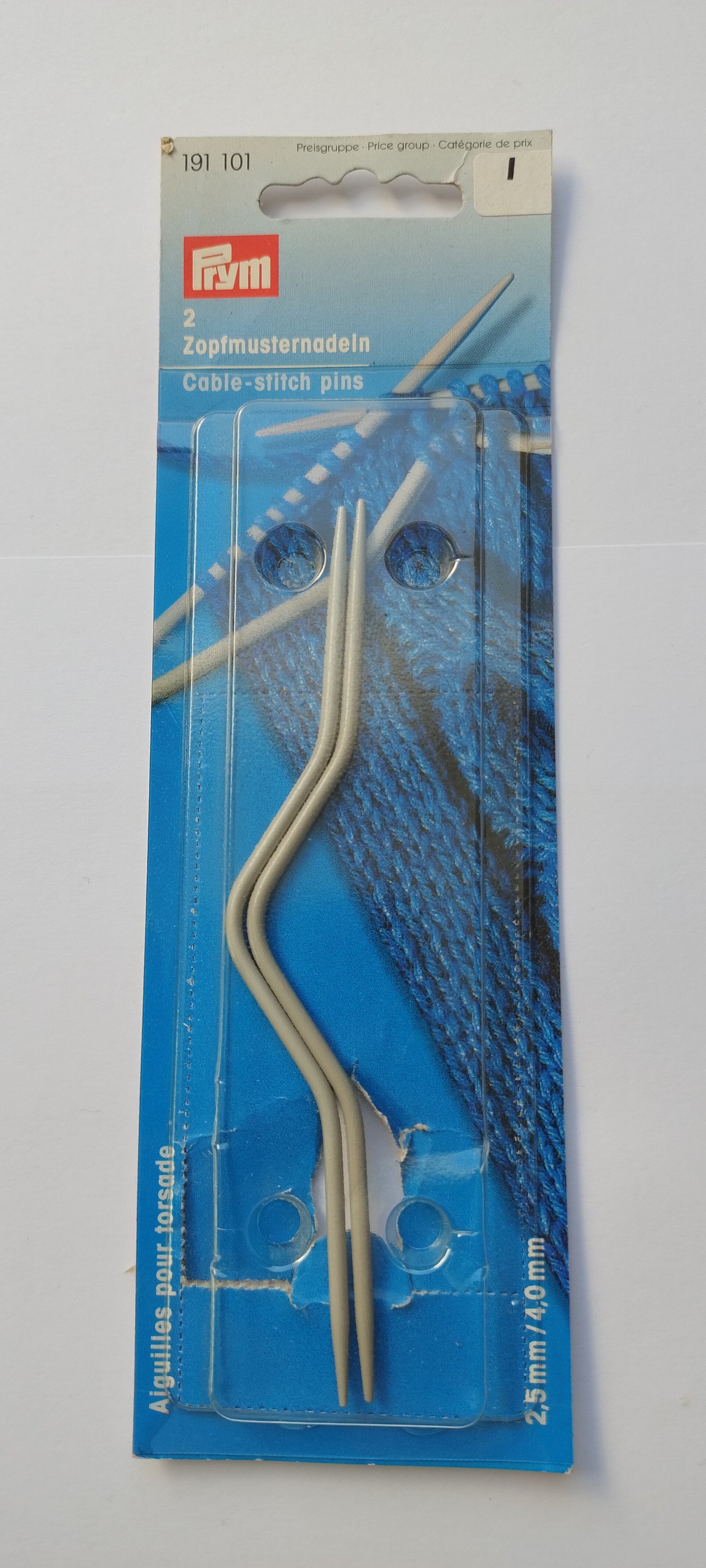 PRYM Zopfstricknadeln, 2er Set