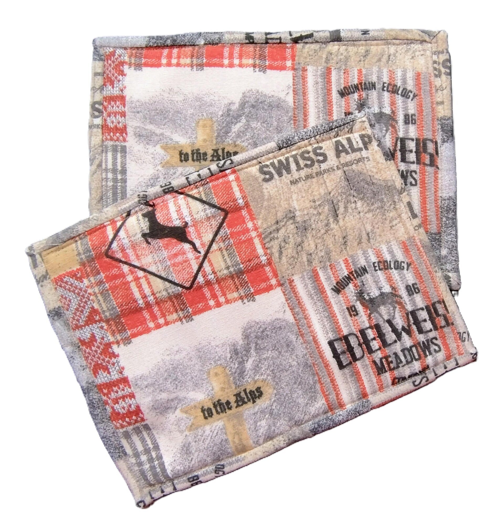 Topflappen Set "MountainPatches"