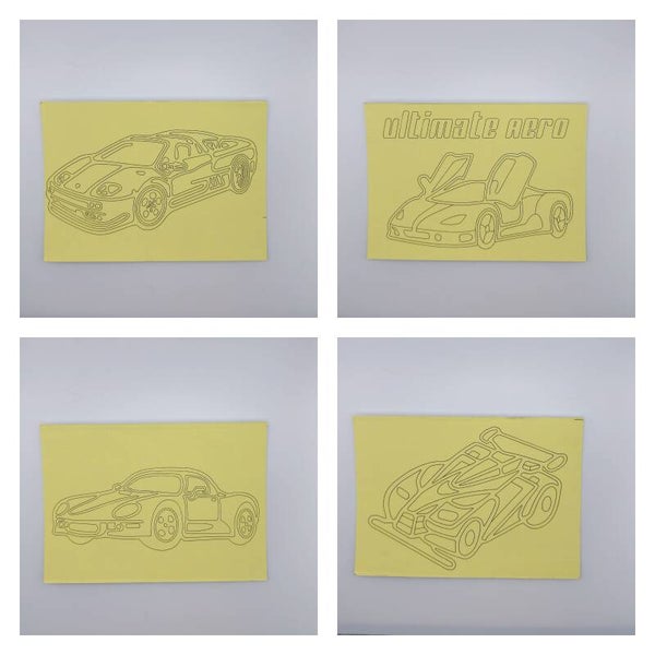 4 Pakket/kinderfeestjes auto's