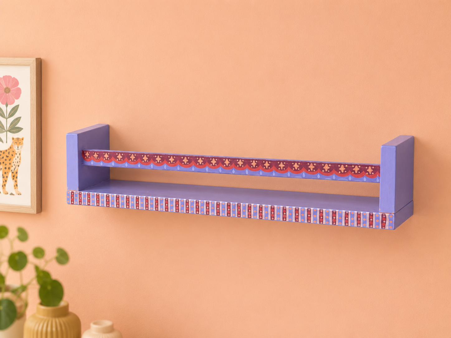 Little Treasures Wall Shelf - Dusty Lavender