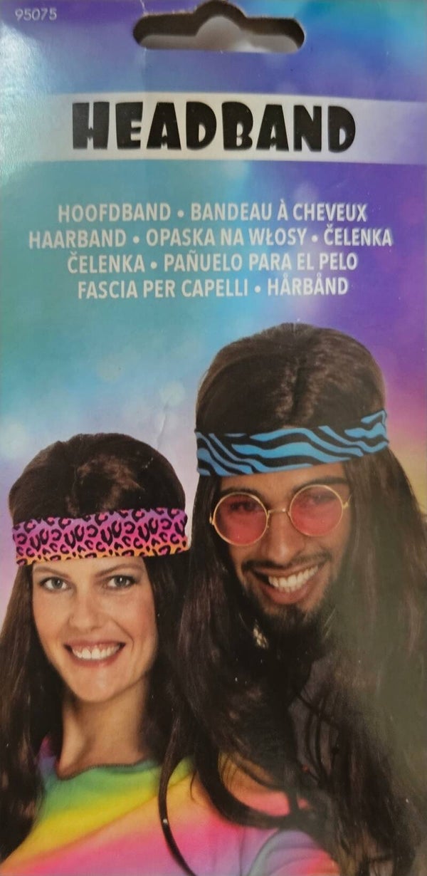 Hoofdband hippie style