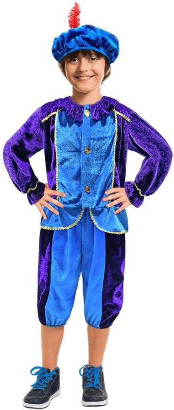 pietenpak blauw/ paars