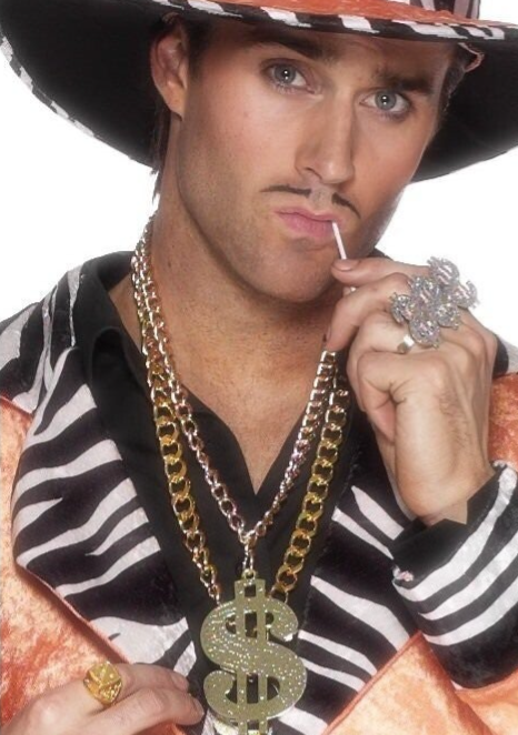 Dollar ketting plastic