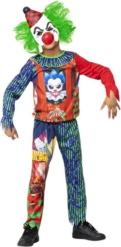 Horror Clown Kinder Kostuum