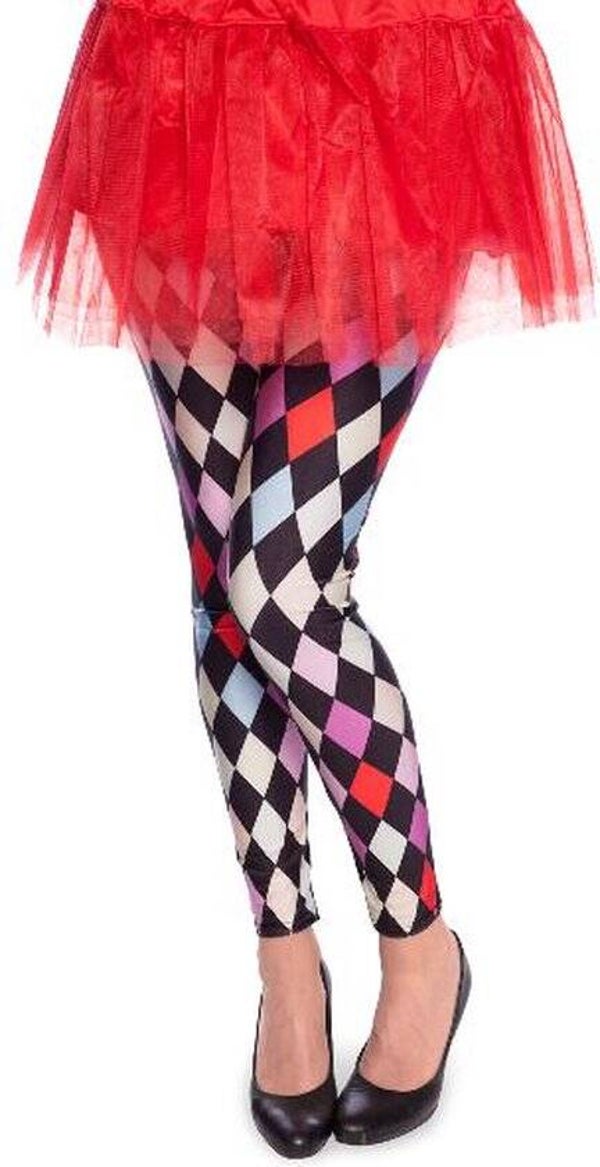 Legging clown ruitjes