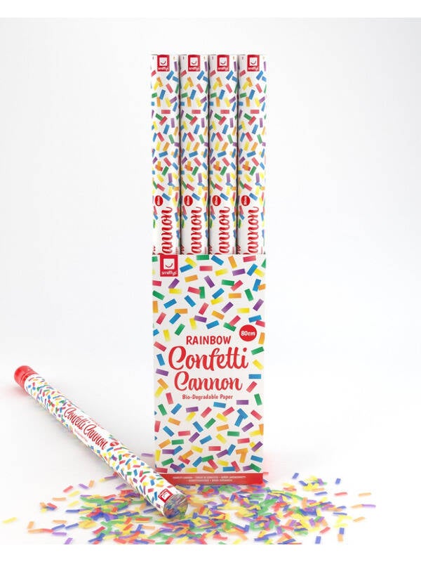 Party popper gekleurd  80cm
