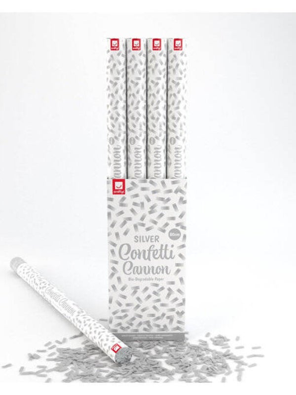 Party popper zilver 80cm