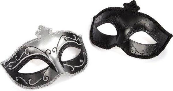 Masquerade maskers 2-Pack