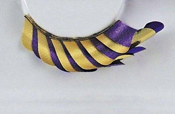 Wimpers goud - paars