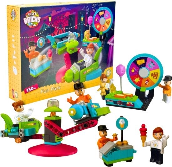 Kids Bricks bouwstenen Fun Park 130 del