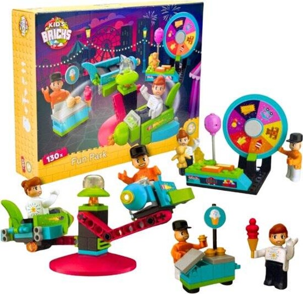 Kids Bricks bouwstenen Fun Park 130 del