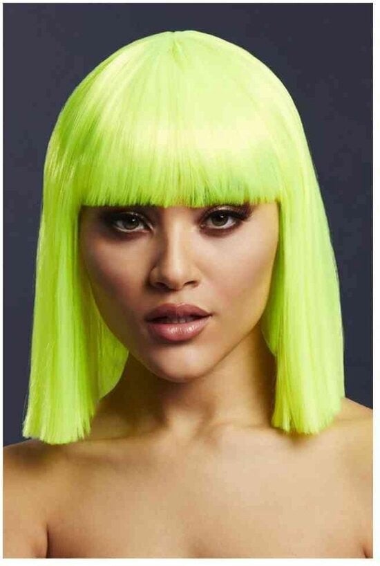 Luxe Pruik Lola Neon Lime Fever