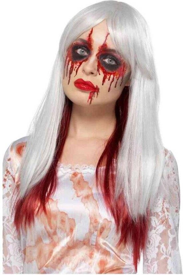 Blood Drip Ombre Pruik