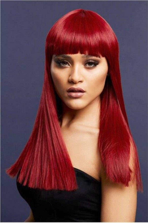 Luxe Pruik alexia rood Fever
