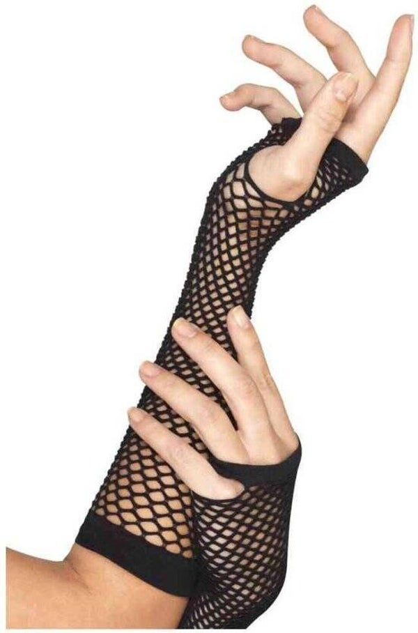 Zwarte visnet handschoenen