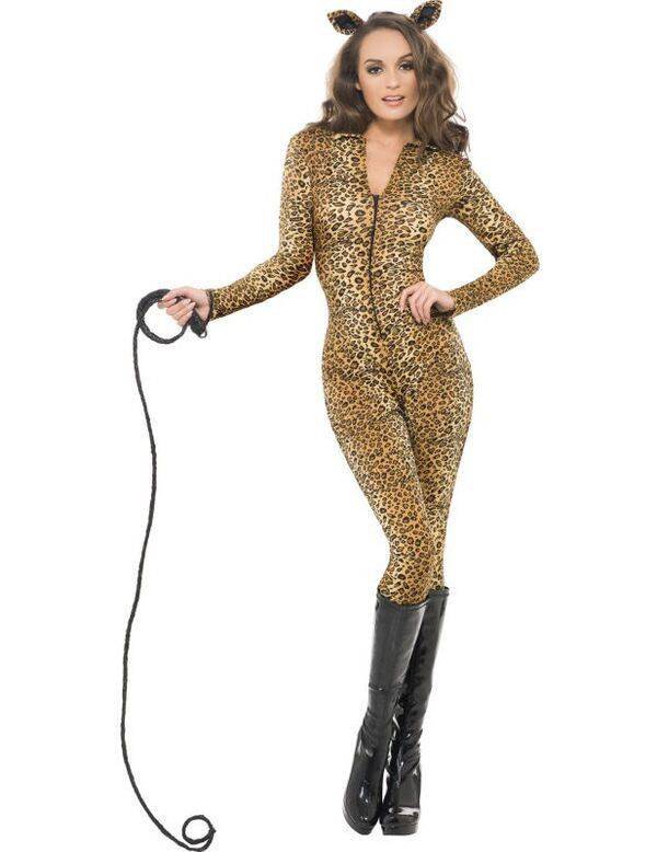 Luipaard Catsuit Met Oren