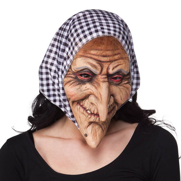 Latex Heksenmasker