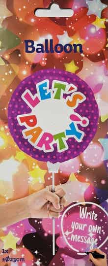 Party ballon paars