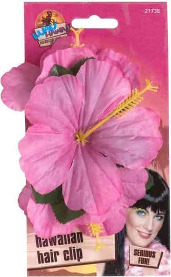 Hawaii haarclip roze