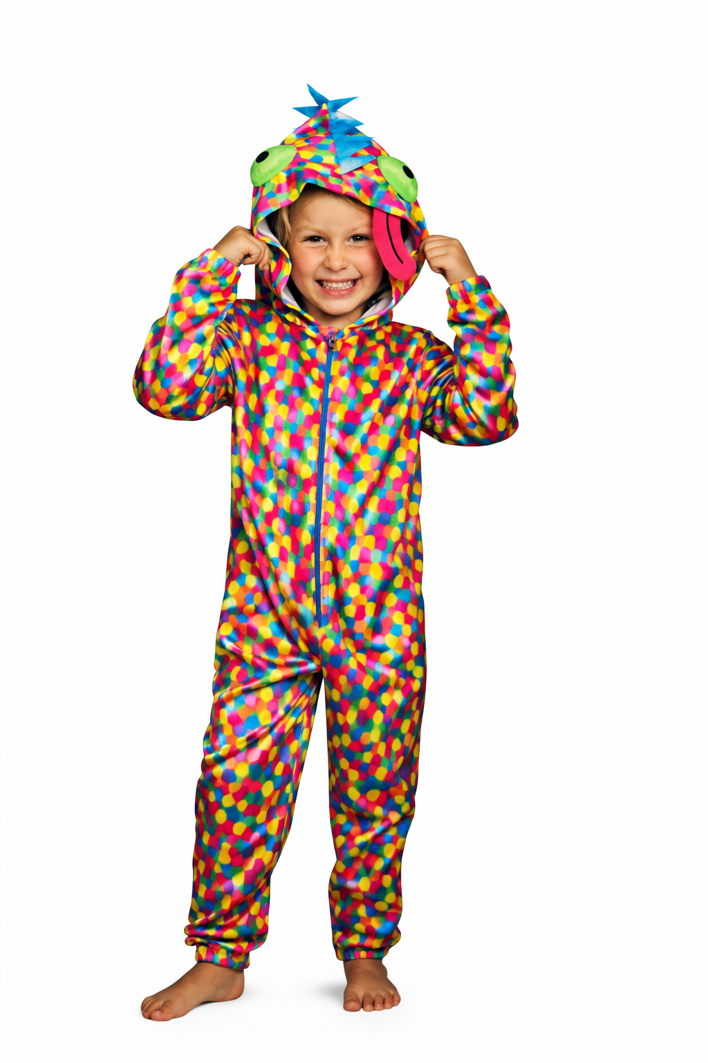Gekleurde Gekko Onesie