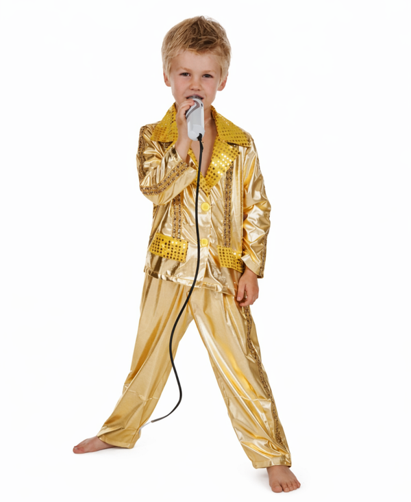 Gouden Rockster Kostuum Jongen