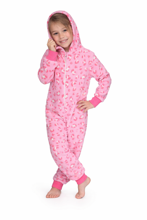 Roze Fleece Onesie