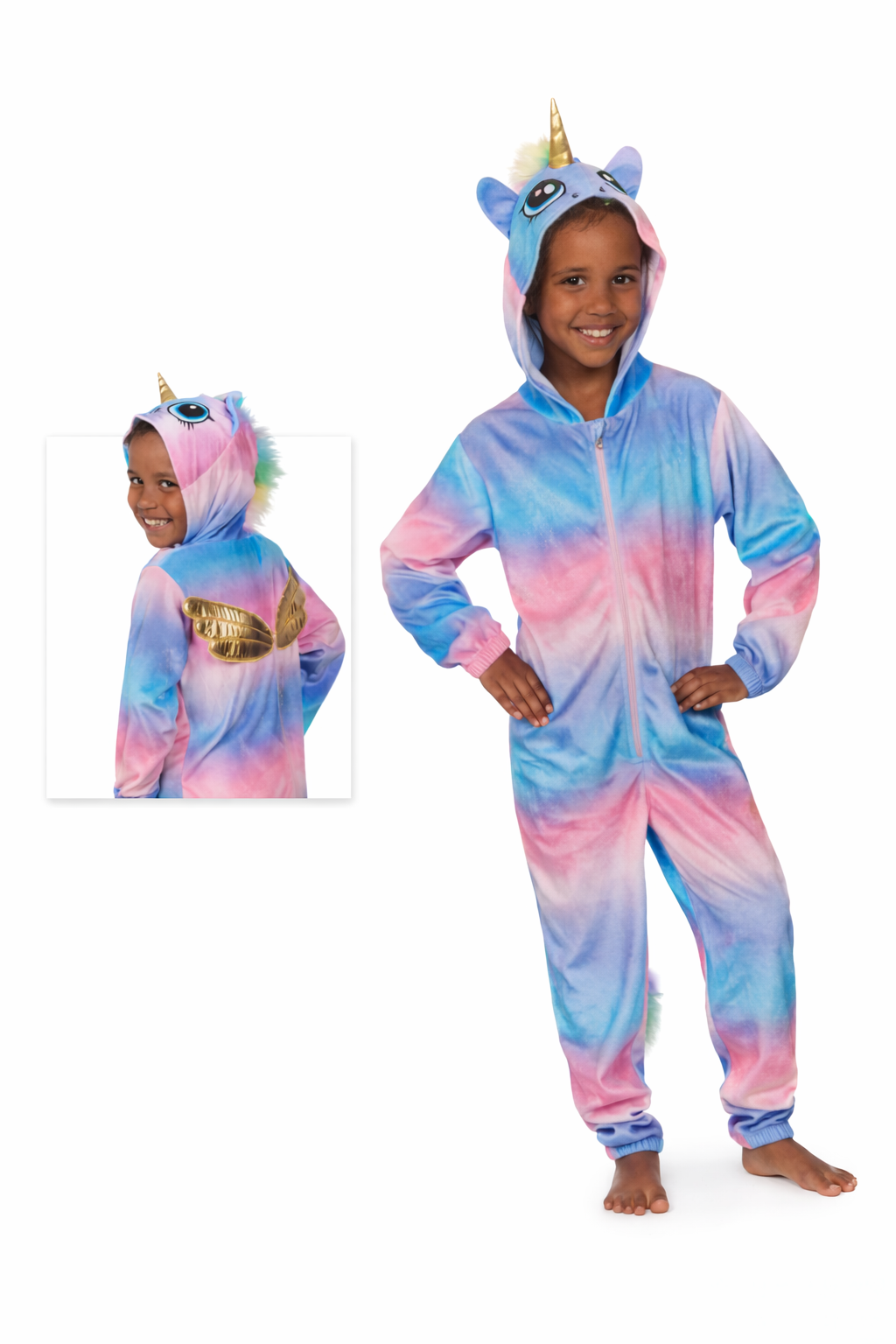 Eenhoorn onesie gekleurd kidsq