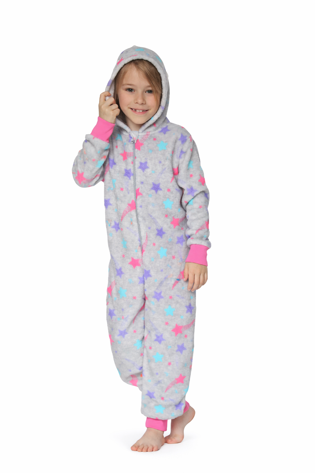 Fleece Onesie Sterrenprint