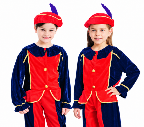 Pietenpak Rood Blauw