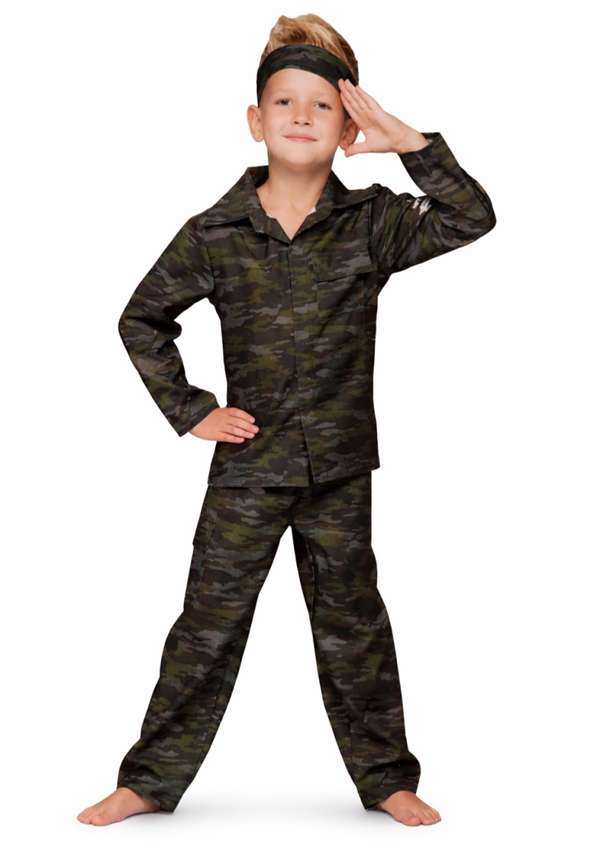 Leger Kostuum Kind