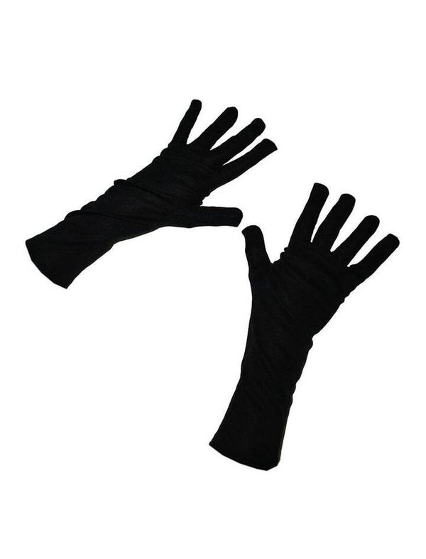 Lange Zwarte Handschoenen – 33 cm