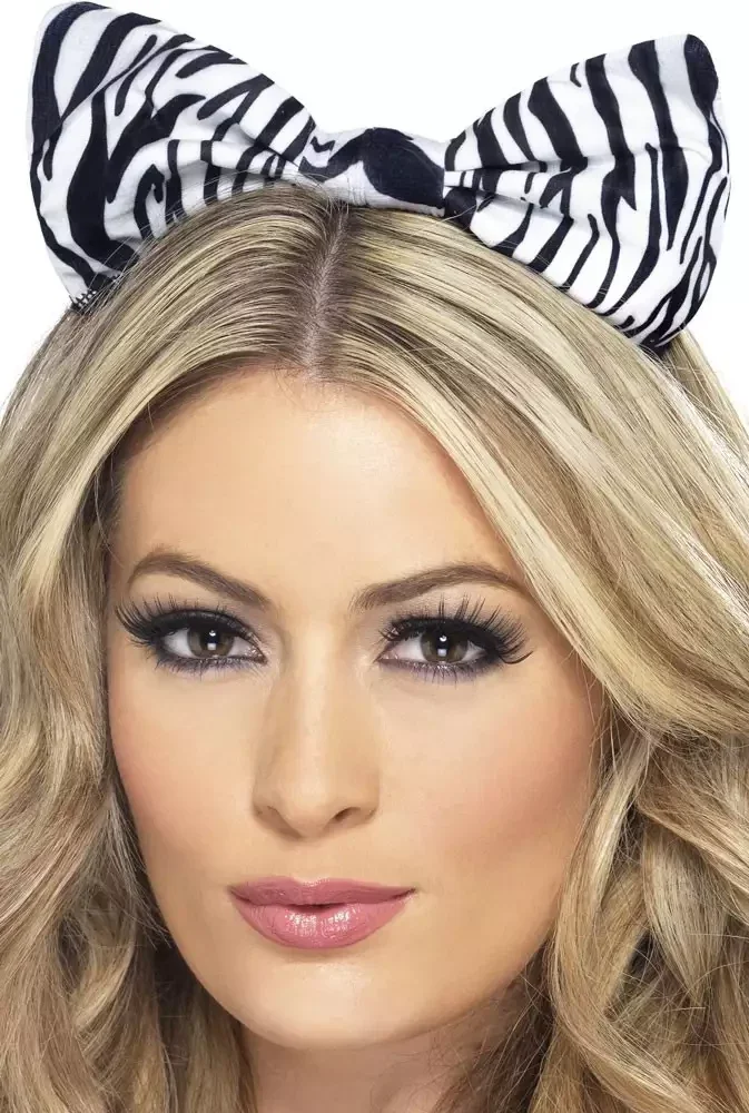 Haarband zebra print