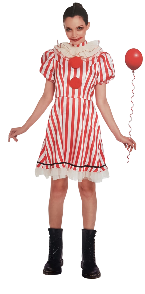 Scary clown dames halloween volwassen